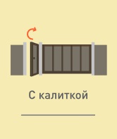 Ворота с калиткой